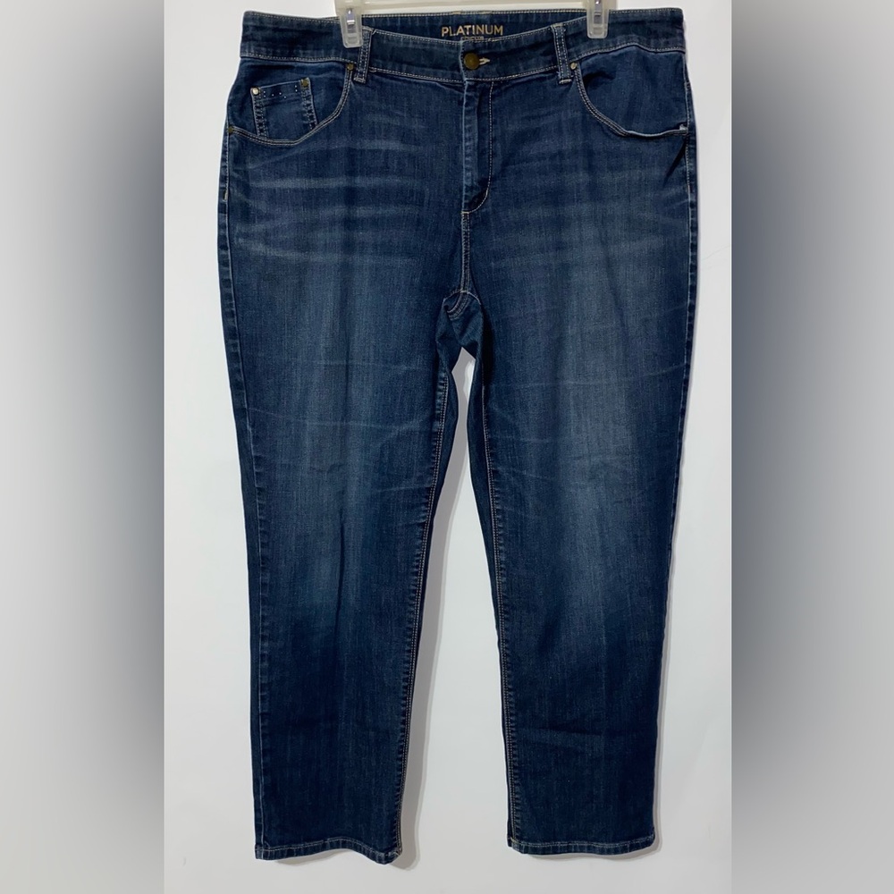 Womens Chicos size 3(16) platinum jeans